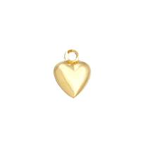 14K Puffy Heart Charm