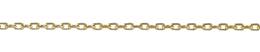14K Gold Chain Diamond Cut Drawn Cable Chain