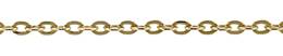 2.8mm Width Fancy Beveled Cable Gold Filled Chain