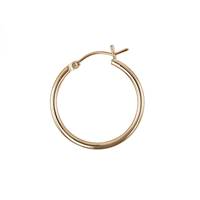 Gold Filled 2x26.5mm Snap Hoop Earring