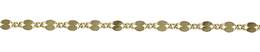 14K Gold Chain 2.2mm Chain Width Dapped Link Chain