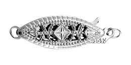 Sterling Silver Filigree FishClasp