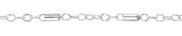 3mm Width Sterling Silver Bar Chain
