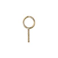 14K Screw Eye