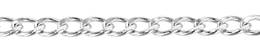 5.5mm Width Sterling Silver Curb Link Chain