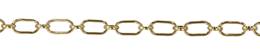 6.5x3.5mm Width Long And Short Gold Filled Chain