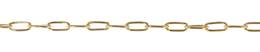 1.5x3.7mm Width Paperclip Gold Filled Chain