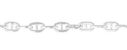 9.4x5.5mm Width Sterling Silver Mariner Chain