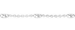 Sterling Silver Oval Satellite Chain
