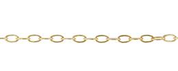 1.9mm Width Oval Link Cable Gold Filled Chain