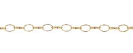 3mm Width Tiny Open Rolo Cable Gold Filled Chain