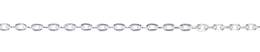 1.7mm Width Sterling Silver Square Link Cable Chain
