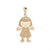 14K Girl Charm