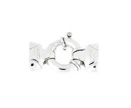 Sterling Silver Fancy Springring 15.5mm Clasp