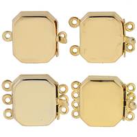 Gold Filled Octagon Multi-Rows Clasp