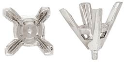 Platinum Princess Center Head With V-Prongs And Peg