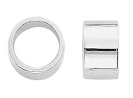 Platinum Round Preseated Tube Bezel Setting