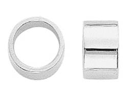 Platinum Round Preseated Tube Bezel Setting