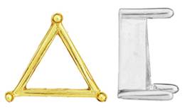 14K TRIANGLE SETTING 7838-14K