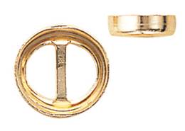 14K ROUND BEZEL SETTING 8443-14K