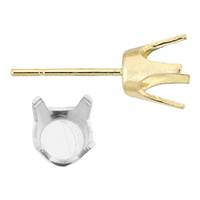 ECONOMY LIGHTEST WEIGHT PRECUT 4 PRONG EARRING