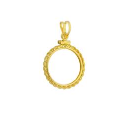 Gibraltar Dog Gold Coin 1/25 oz Rope Bezel