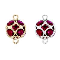 14K Gold Gemstone Ball Connector