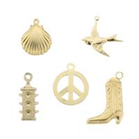 14K Gold Charms