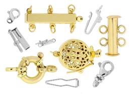 14k Gold Clasps And Clasp Parts