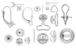 Platinum Earrings And Earring Components