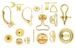 18K Earrings And Earring Findings