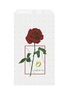 SIZE C RED ROSE PAPER GIFT BAG 27327-BX