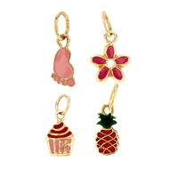 14K Enamel Charms