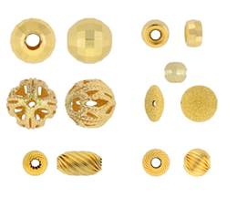 Gold Filled Fancy Beads