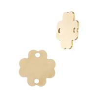 Gold Filled Clover Connector
