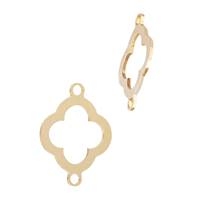 Gold Filled Clover Outline Connector