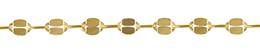 Dapped Link Gold Filled Chain