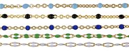 Gold Filled Enamel Chains