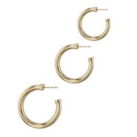 Gold Filled Hoop Earring With Post