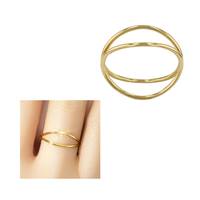 Gold Filled Wave Stacking Ring
