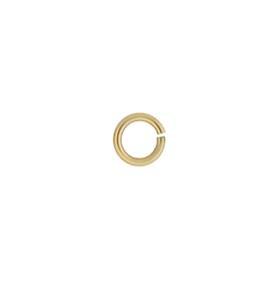 14ky 5mm open jump ring 0.76mm thick