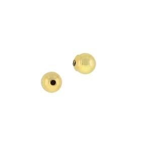 14ky 3mm ball 0.84mm hole earring screw earnut type-c