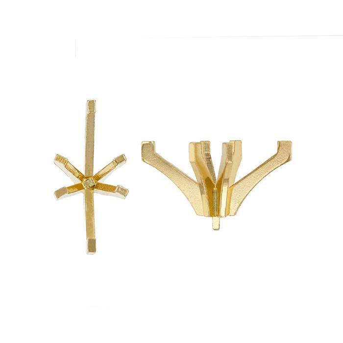 14K Marquise 6 Prongs Head Setting