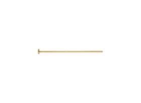 gold filled 1 inch 22 gauge headpin