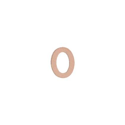 14kr 4.77mm letter o