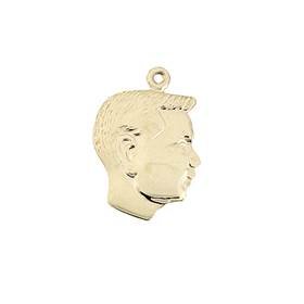 14ky 20mm boy head charm