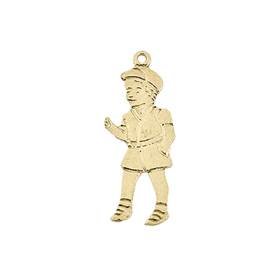 14ky 26mm boy profile charm