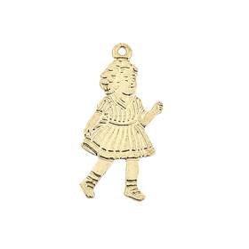 14ky 26mm girl profile charm