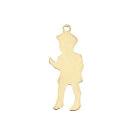 14ky 26mm boy profile charm