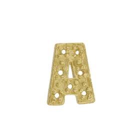 14ky 9x8mm width a diamond block initial